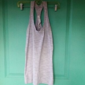 Lululemon Athletica Light Gray Tank Top